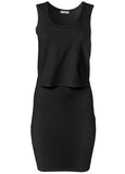 Casual Tank Dress Black