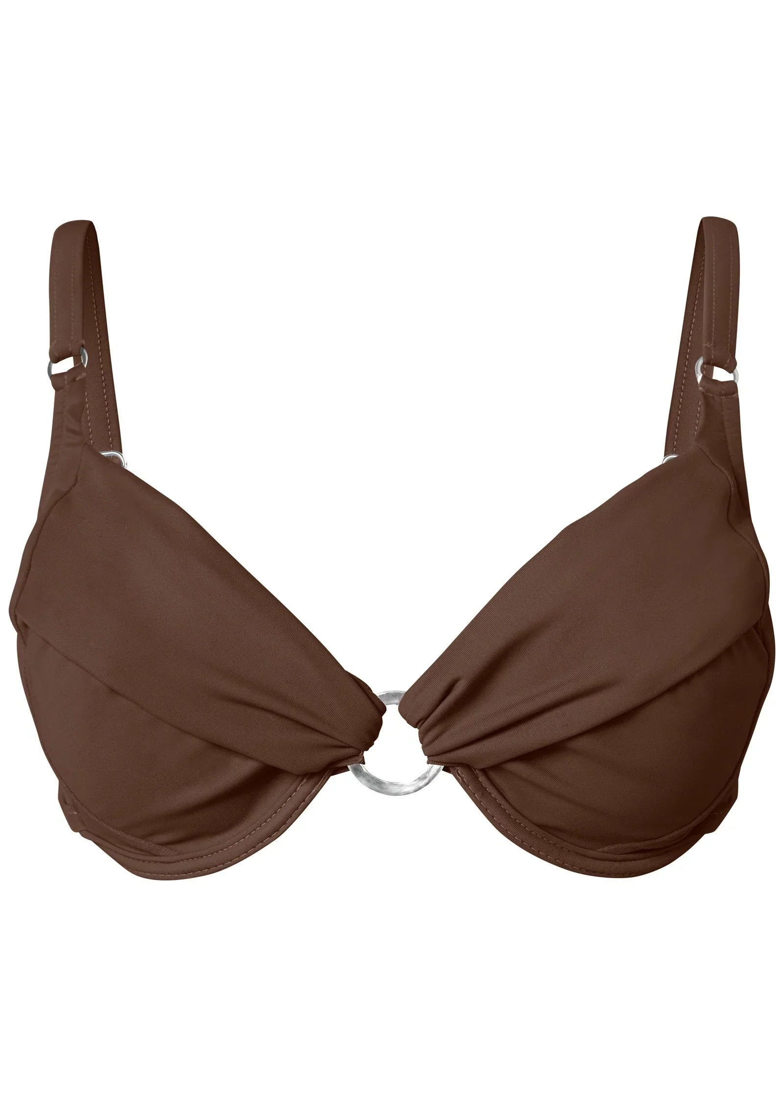 Sally Underwire Ring Top Mocha