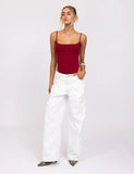 MINERVA BODYSUIT RED