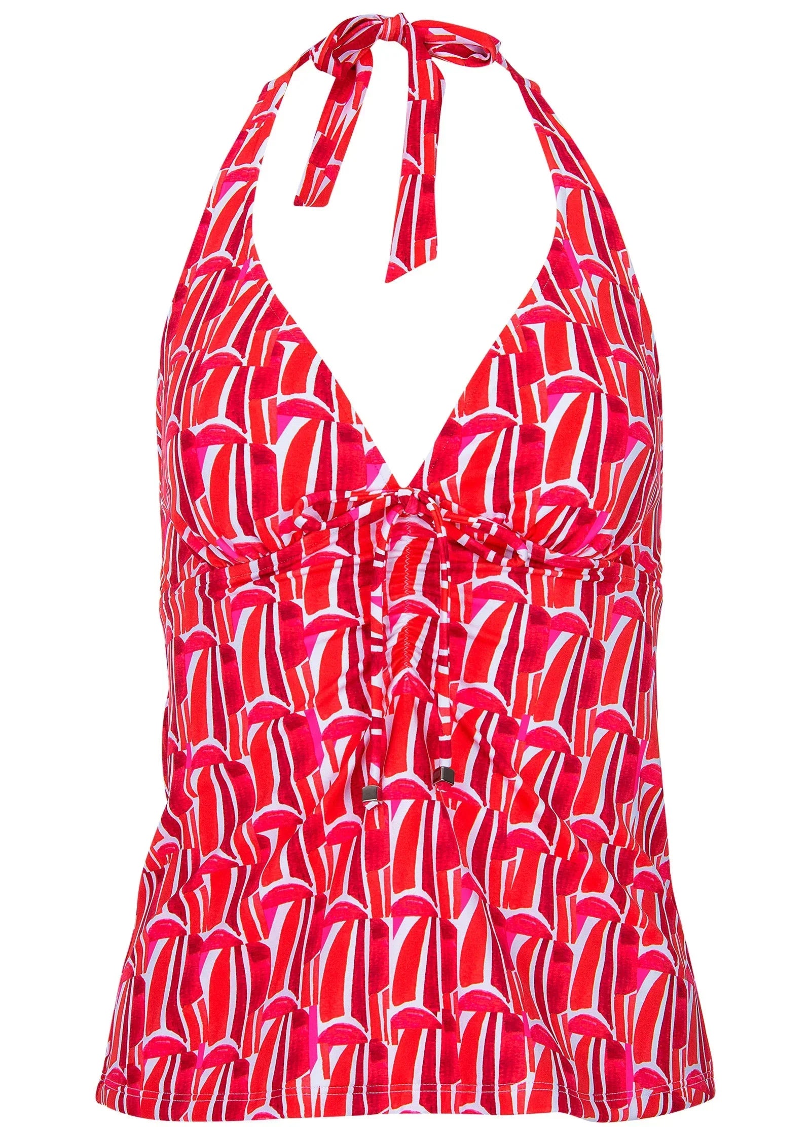 Sicily Halter Tankini Top Strawberry Fields