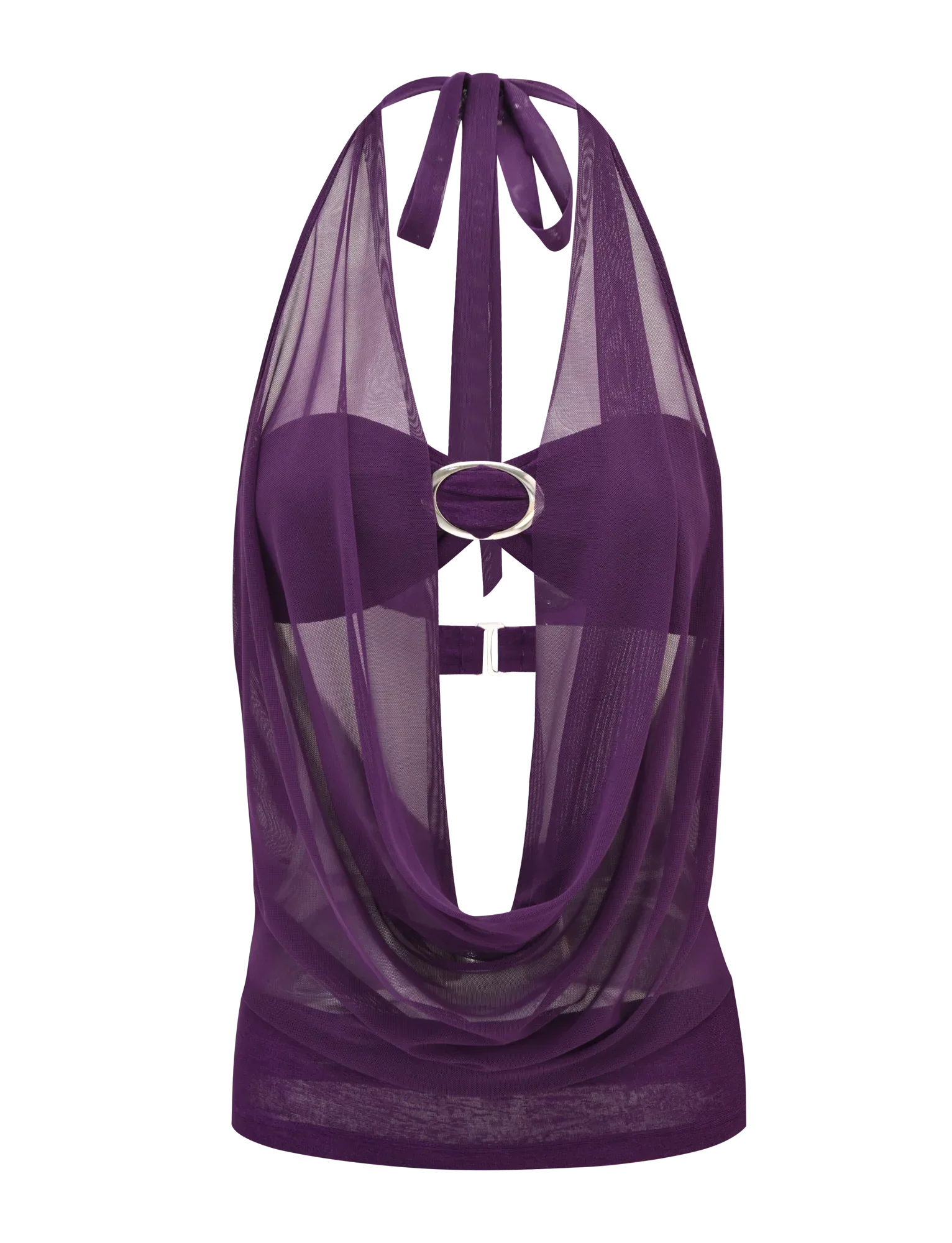 MAKENA TWO PIECE TOP PURPLE