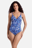 Tessa Underwire Tankini Top Floral City