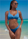 Bali Moderate Bikini Bottom Azure Blue