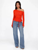 BRYNA JUMPER RED