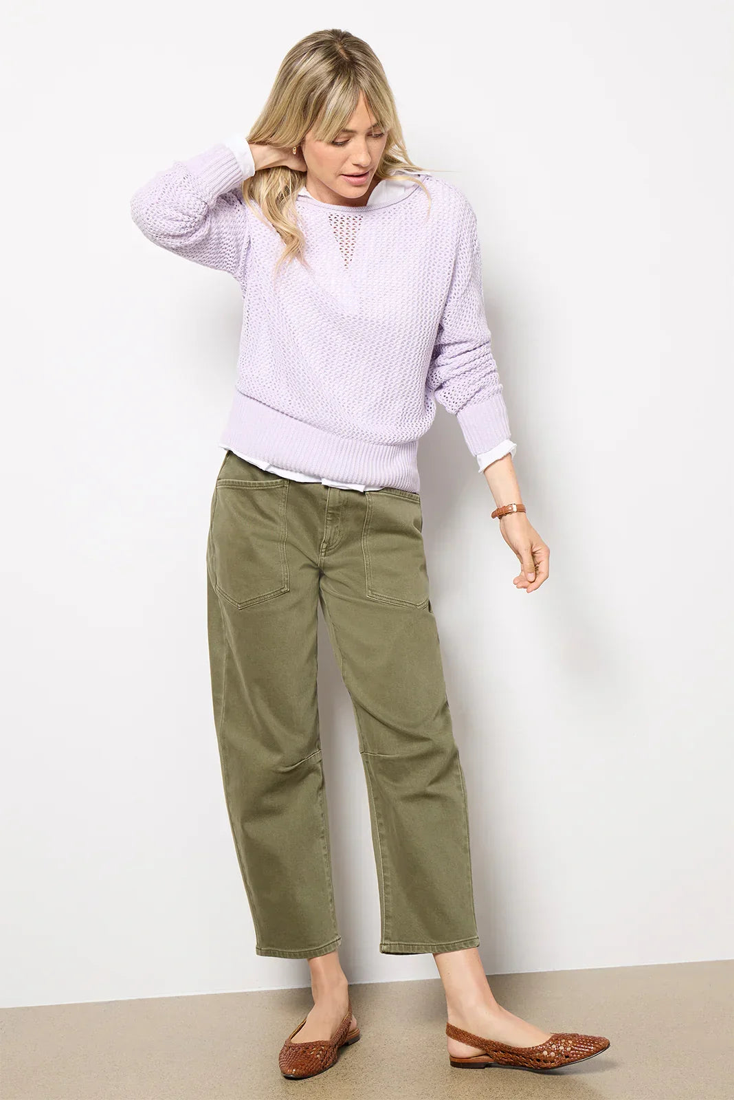 Open Knit Sweater