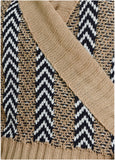 Wrap Cardigan Tan Combo