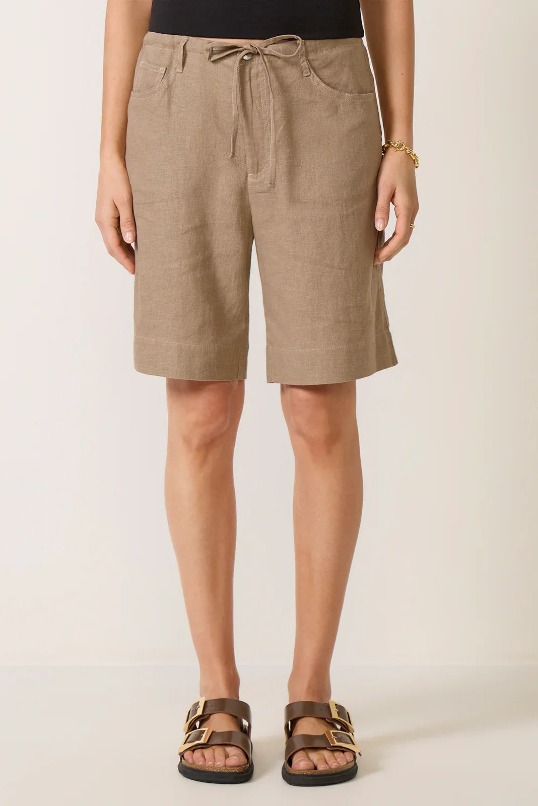 Simone Linen Drawstring Short