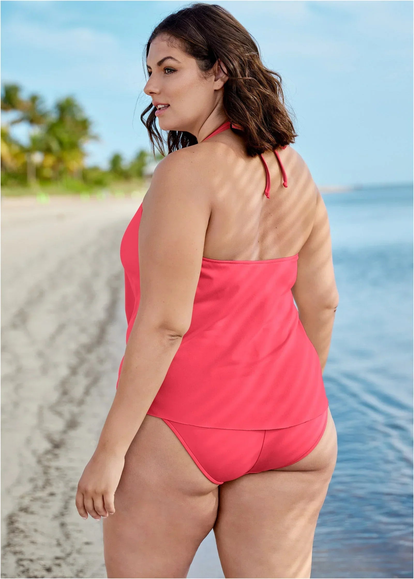 Mykonos Tankini Top Sunset Pink