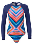 Long Sleeve One Piece Neon Gaze