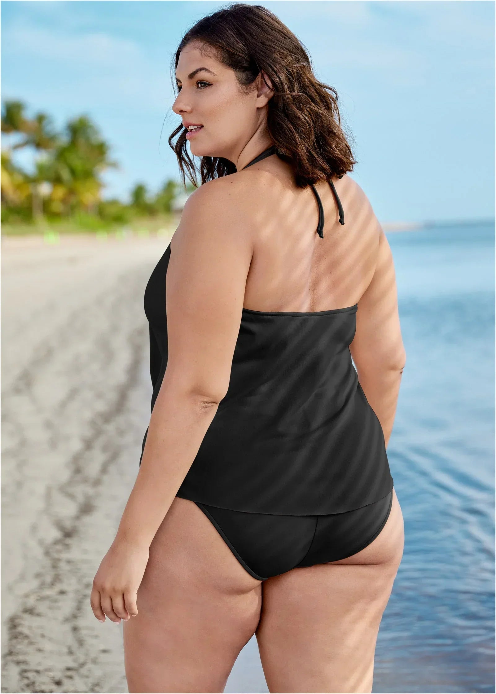 Mykonos Tankini Top Black Beauty