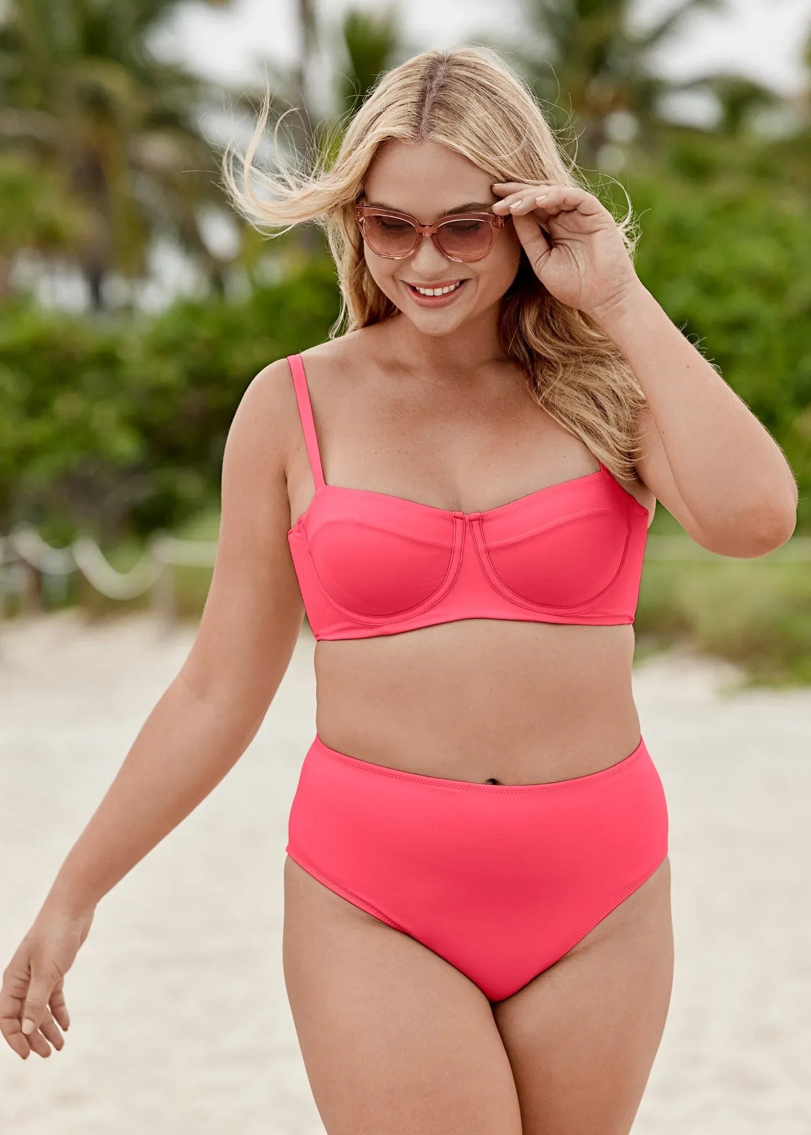 Uplift Balconette Top Sunset Pink
