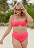 Uplift Balconette Top Sunset Pink