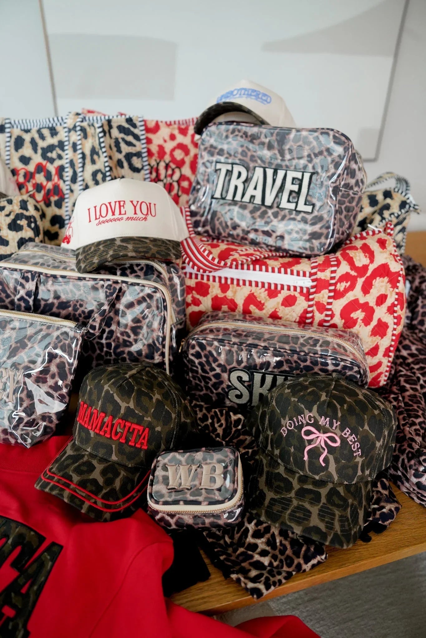 KenzKustomz Leopard Clear Coat Large Bag Skin
