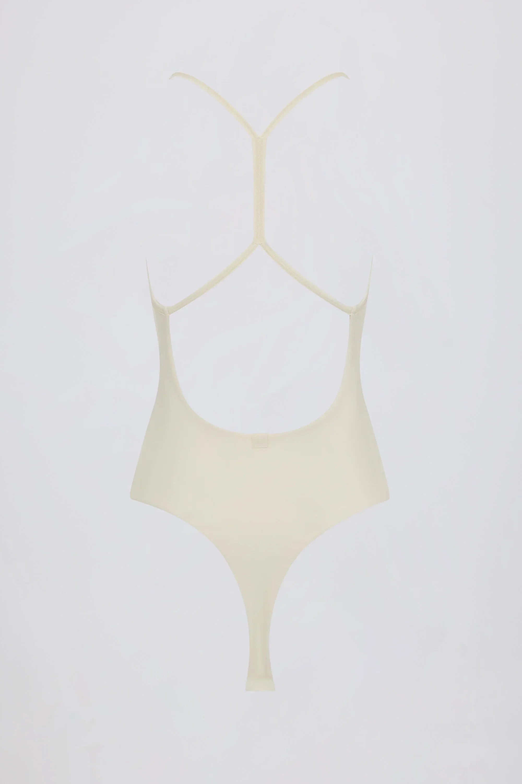 Cut Out Bodysuit in Oat