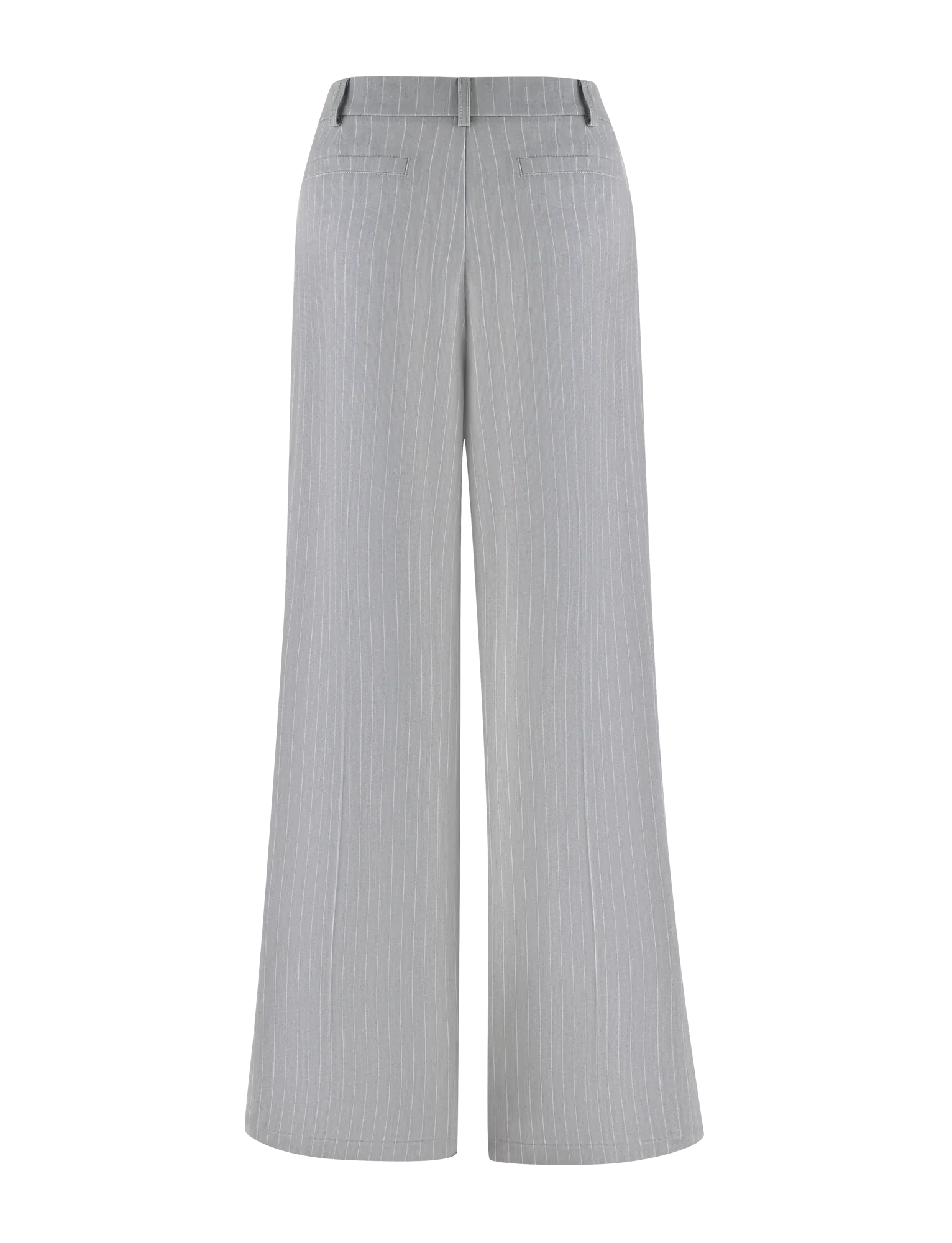 AMBERLY SUIT PANT GREY PINSTRIPE GREY PINSTRIPE