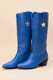 Vicki Cobalt Blue Star Western Boots FINAL SALE