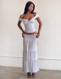 DENALI MAXI SKIRT DOVE GREY