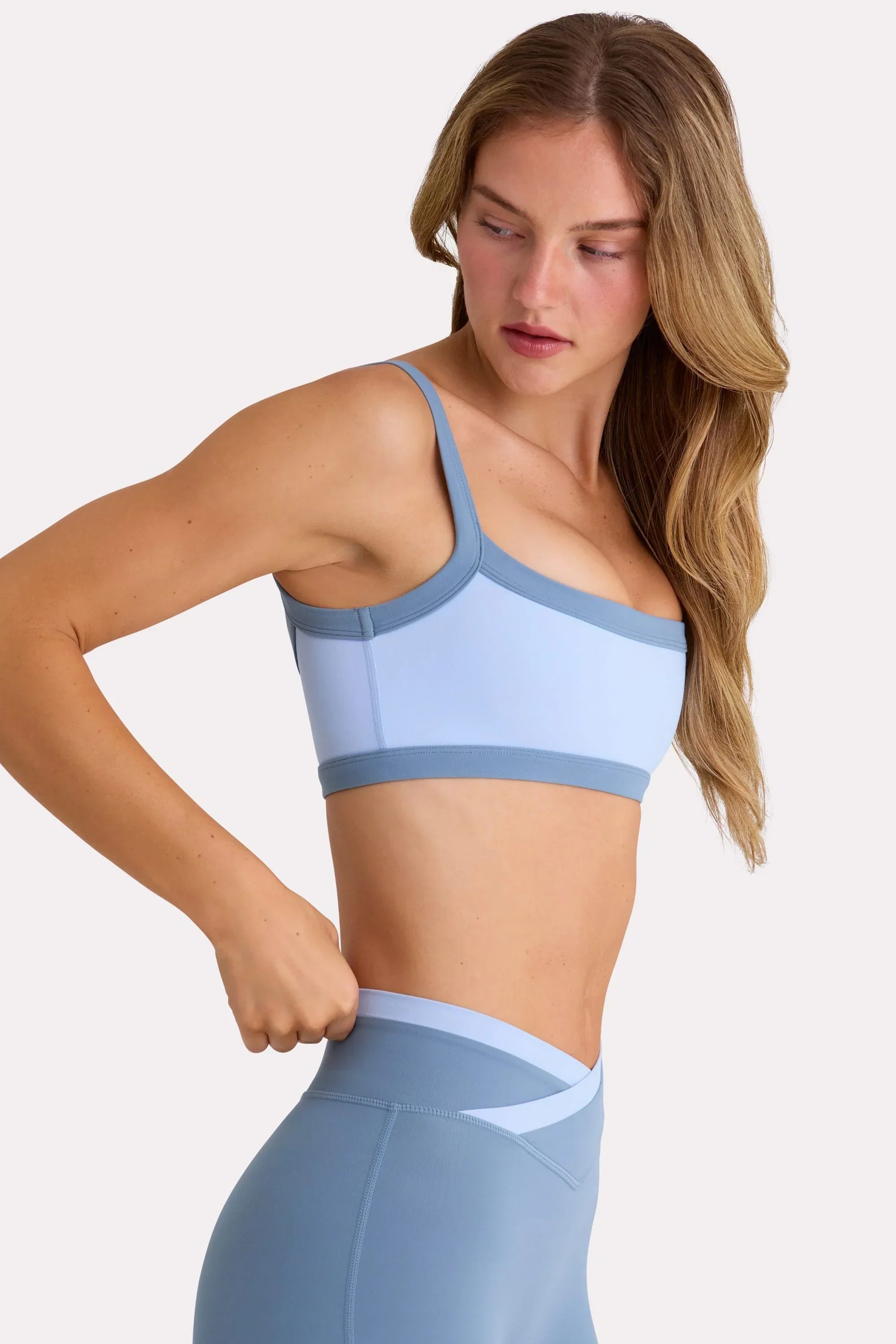 Soft Active Sports Bra in Sky