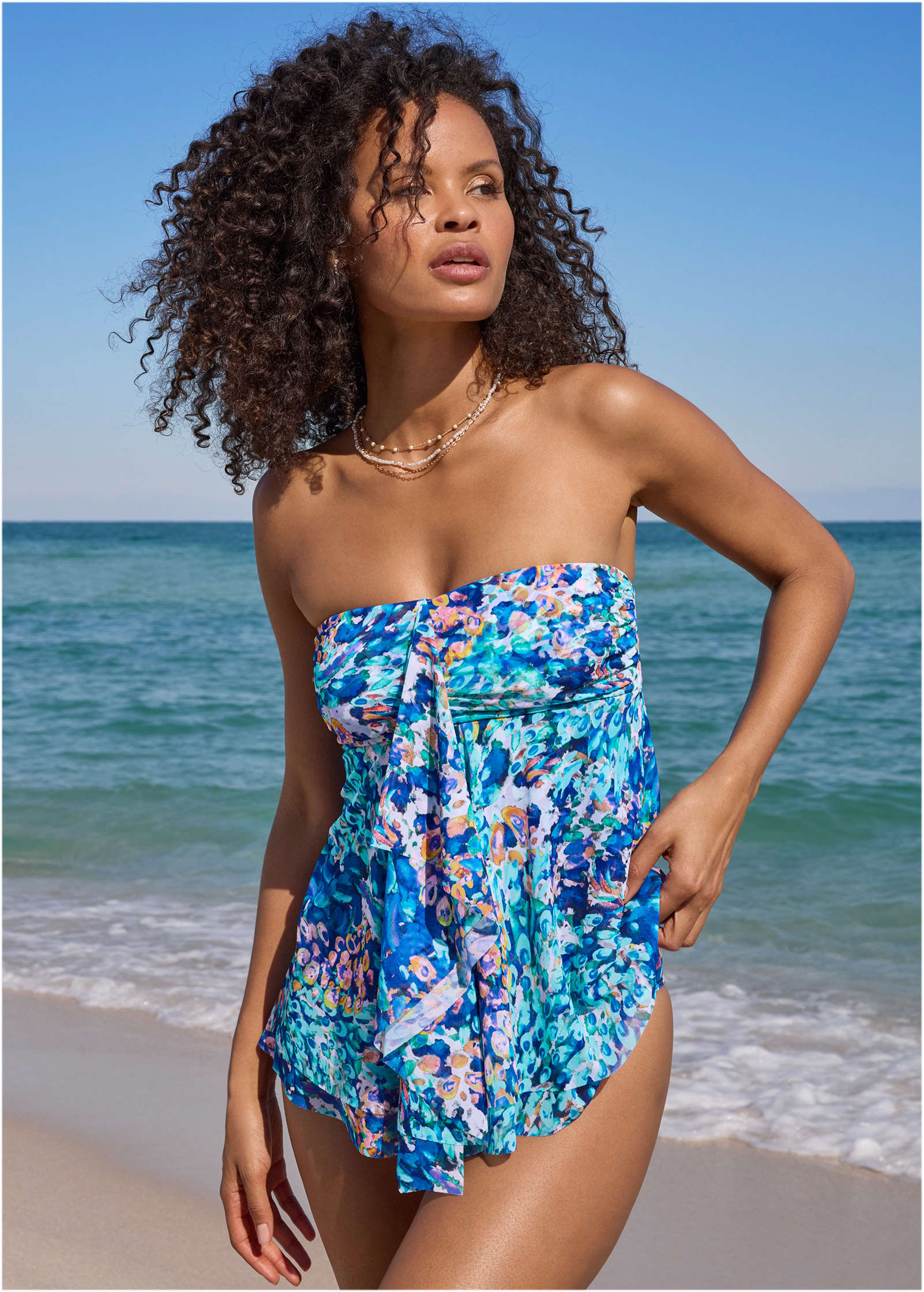 Lanai Bandeau Tankini Top Harmonious