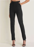 Smoothing Ponte Skinny Pants Jet Black