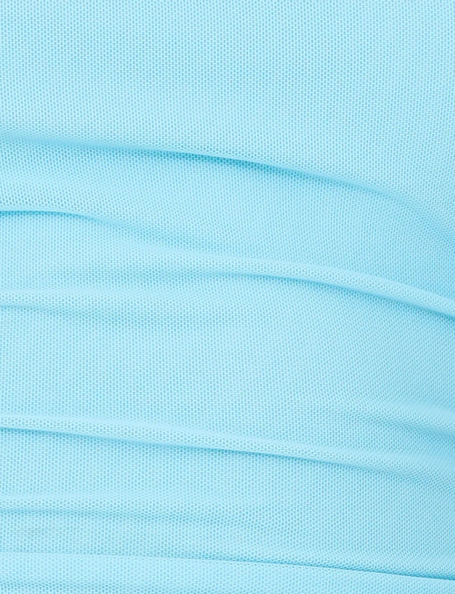 HARRIETT TUBE TOP BLUE ICE BLUE BRIGHT BLUE