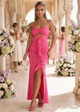 High Attraction Ruffle Maxi Dress Pink