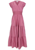 Smocked Waist Maxi Dress Heather Rose