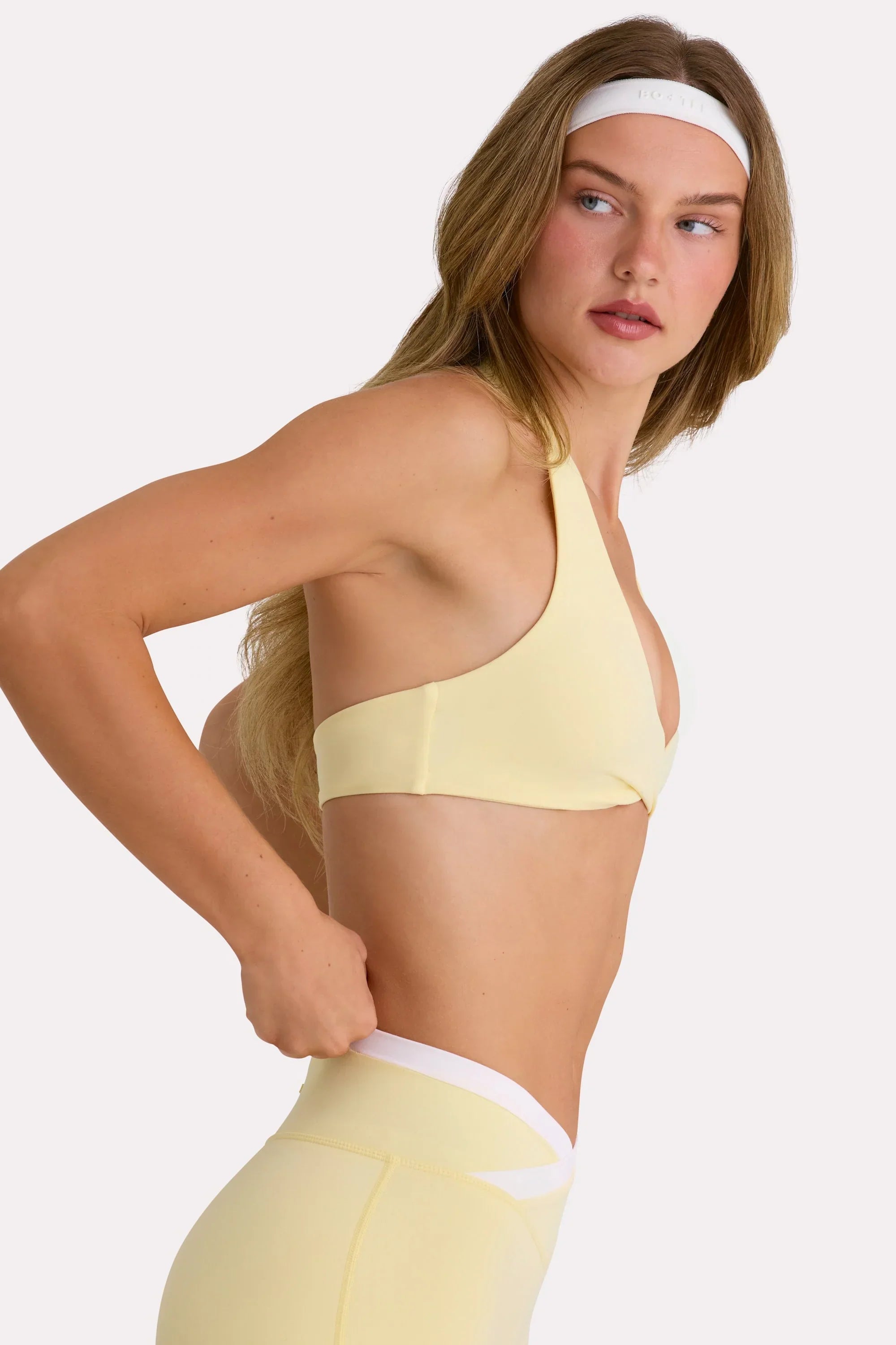 Soft Active Sports Bra in Lemon