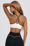 Soft Active Sweetheart Neck Sports Bra in White