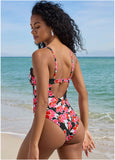 Ruffle Bermuda Swimsuit Cartoon Poppy