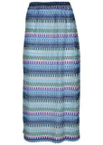 Crochet Maxi Skirt Starlight Blue Multi
