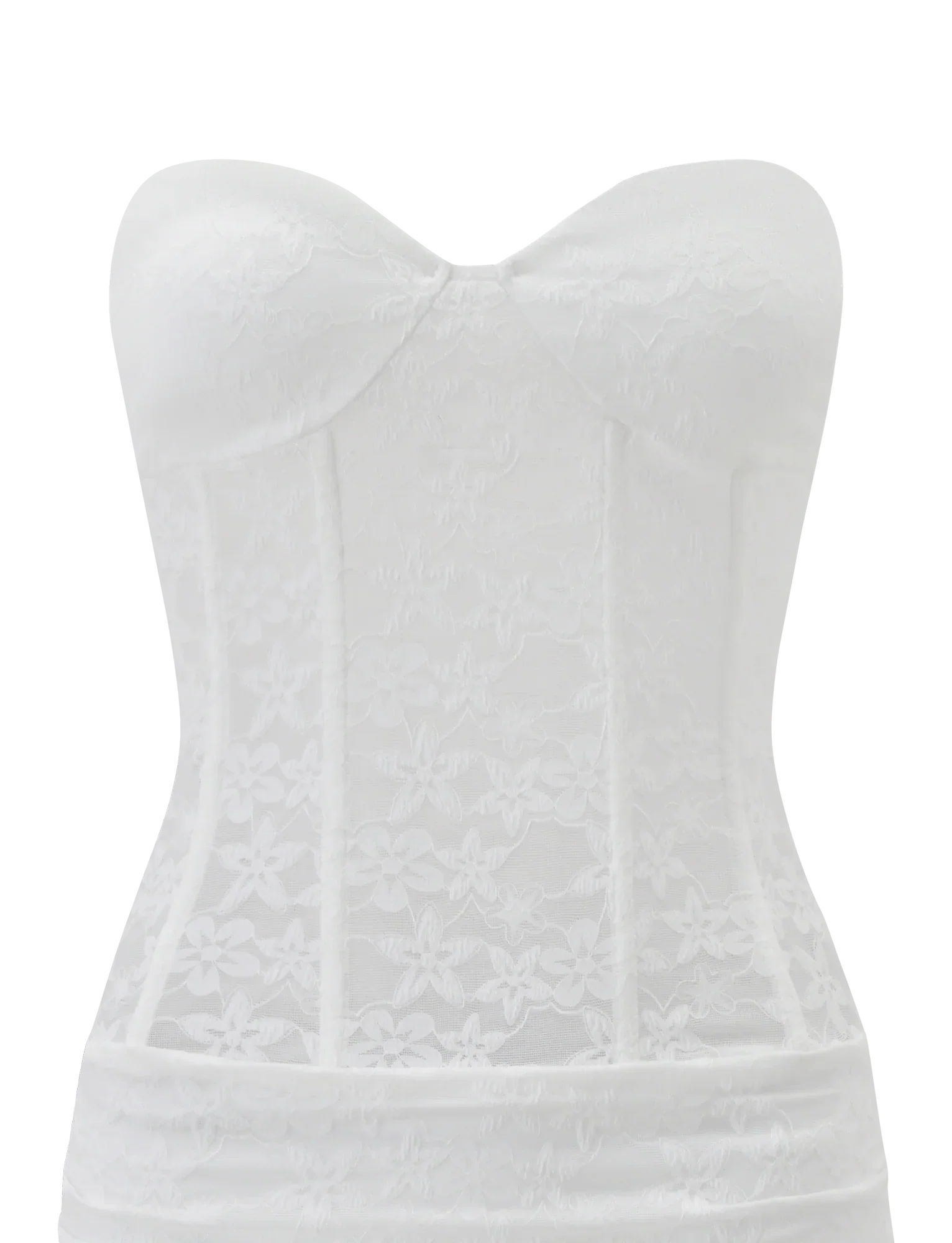 PETRA MINI DRESS WHITE LACE