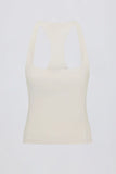 Soft Active Racerback Tank Top in Oat
