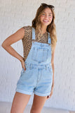 Tessa Light Wash Denim Overalls