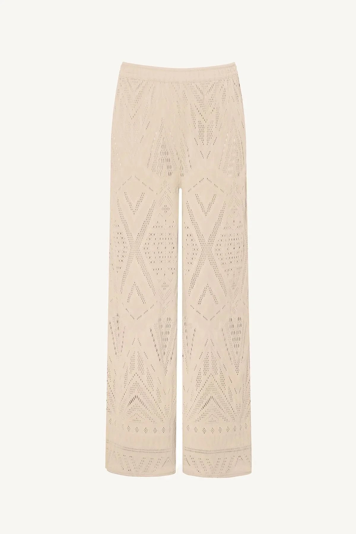 Farrah Pant Natural Calico Crochet