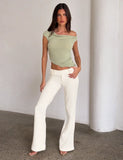 KITTIE PANT WHITE CREAM
