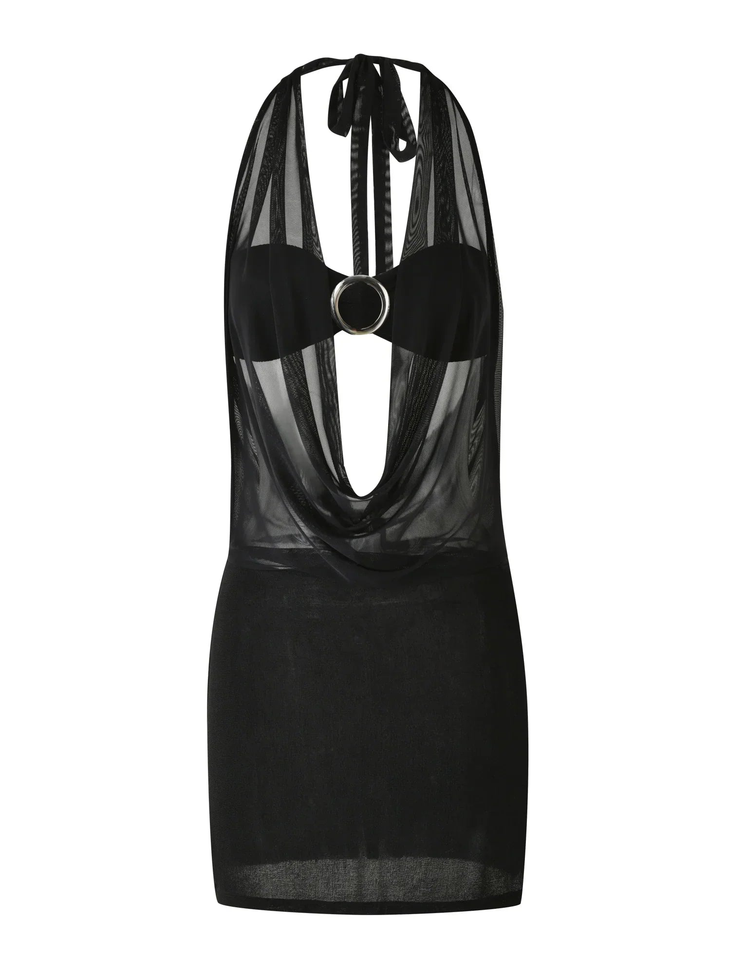 MAKENA TWO PIECE DRESS BLACK