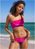 Velvet Bikini Top Pink Crush