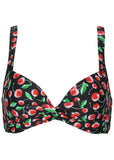 St Lucia Twist Bikini Top Very Cherry