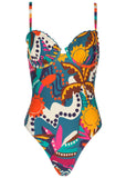 Bermuda Underwire One Piece Retro Chicka Combo
