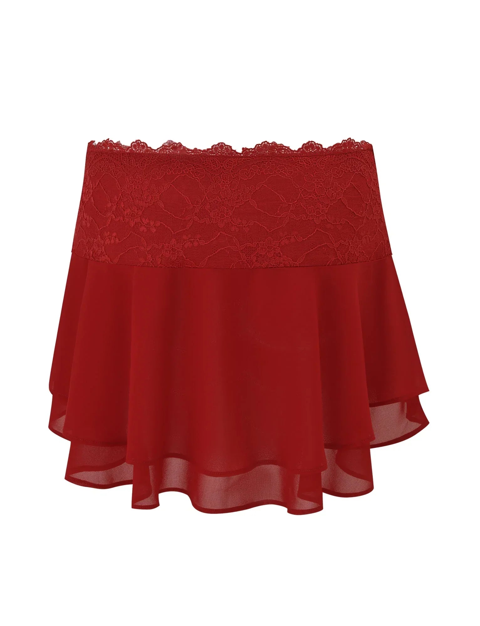INDIGO SKIRT RED