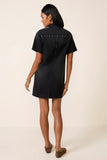 SS Studded Denim Dress