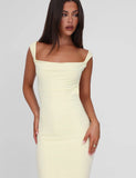 ZITA MAXI DRESS LEMON