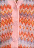 Fair Isle Cardigan Peach Dust
