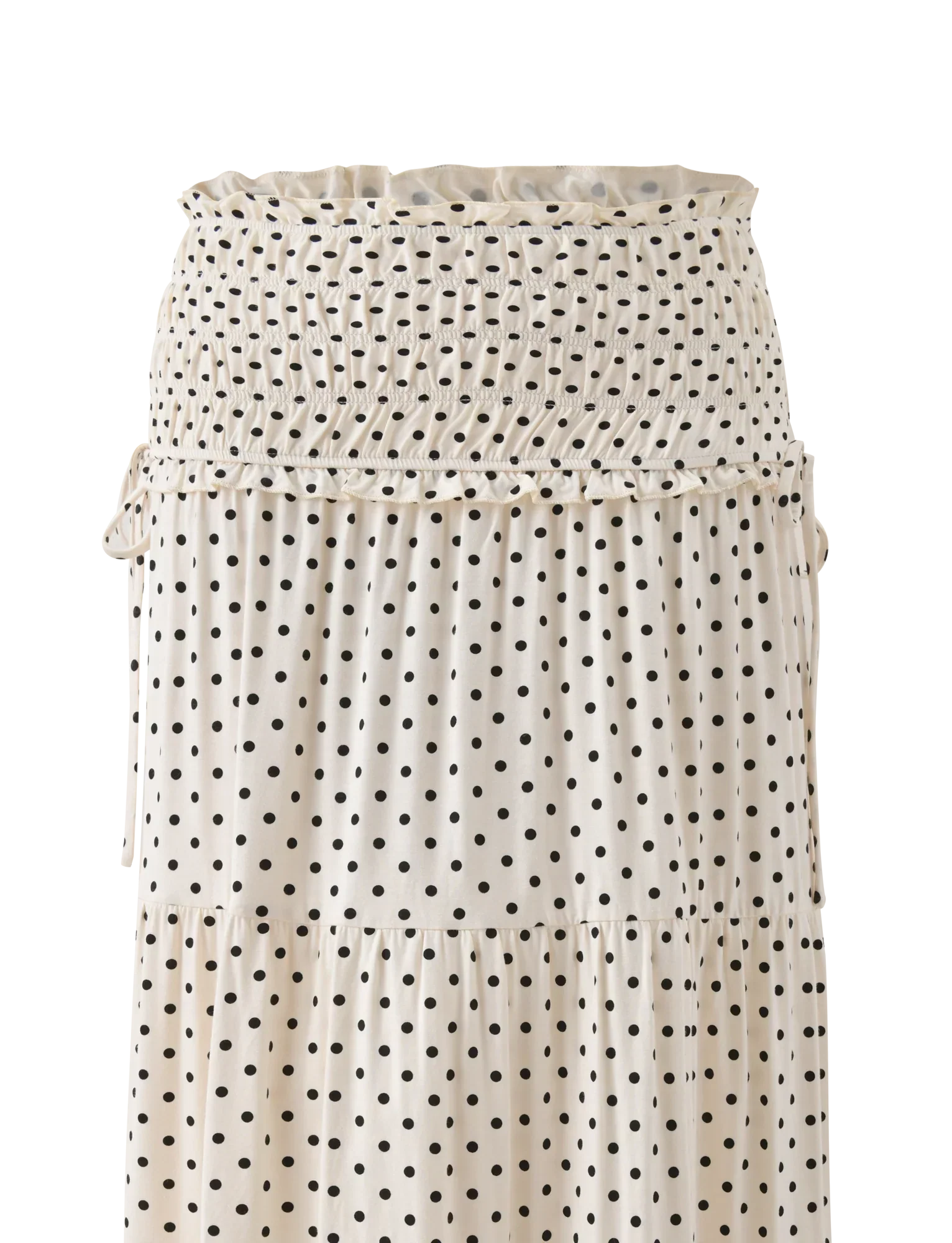 DENALI MAXI SKIRT CREAM DOT