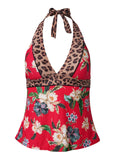 Athens Halter Tankini Top Tula Floral