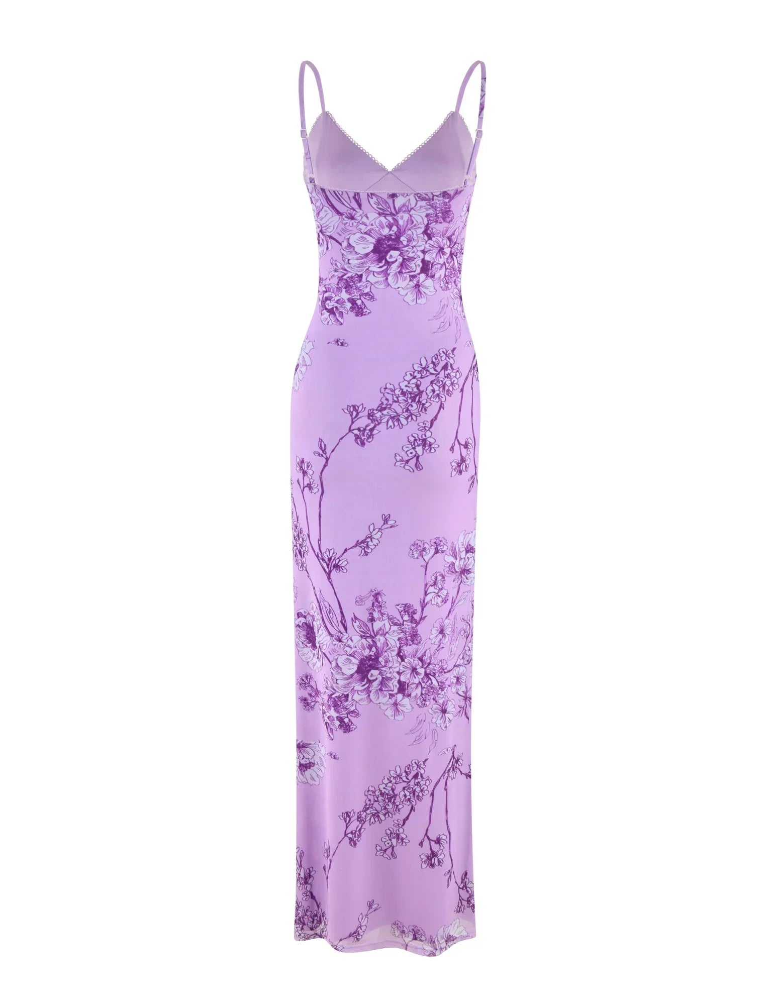 JULIANNA DRESS PURPLE FLORAL PURPLE CERAMIC FLORAL