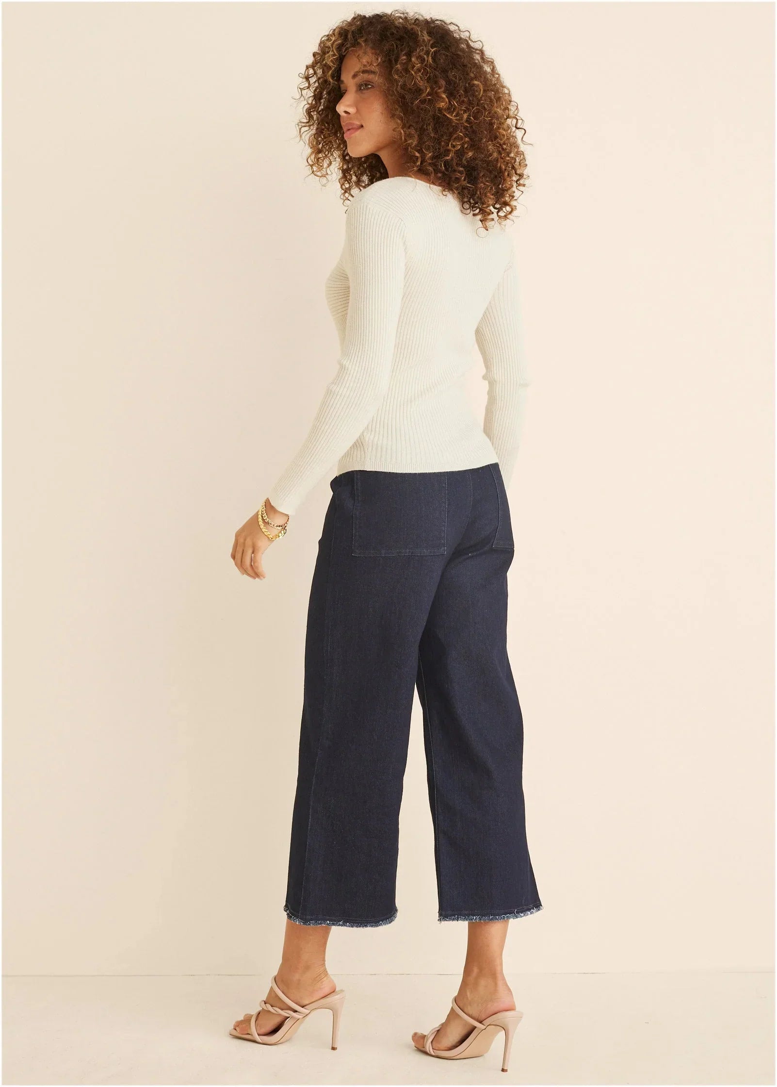 Long Sleeve Sweater Cloud Dancer
