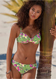 Tropic Green Underwire Top Green Multi
