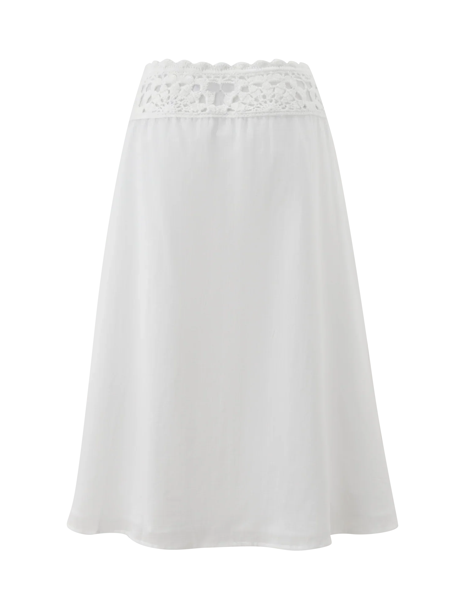 SASHA MIDI SKIRT IVORY